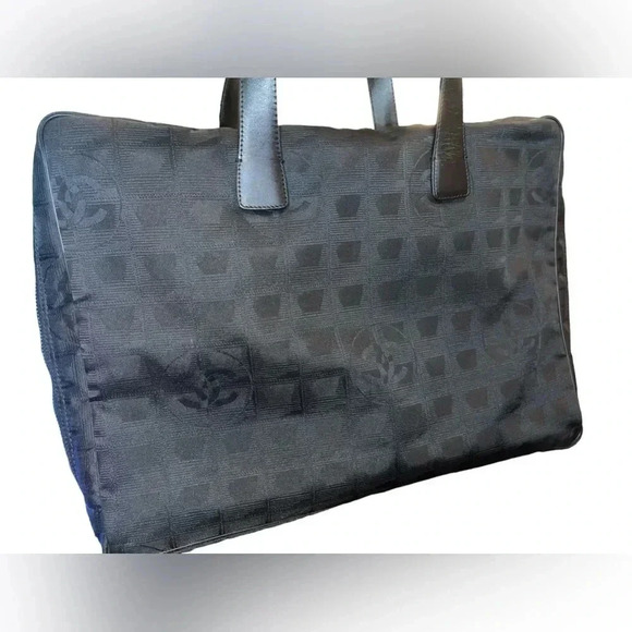 CHANEL Jacquard Nylon Tote - Picture 1 of 15